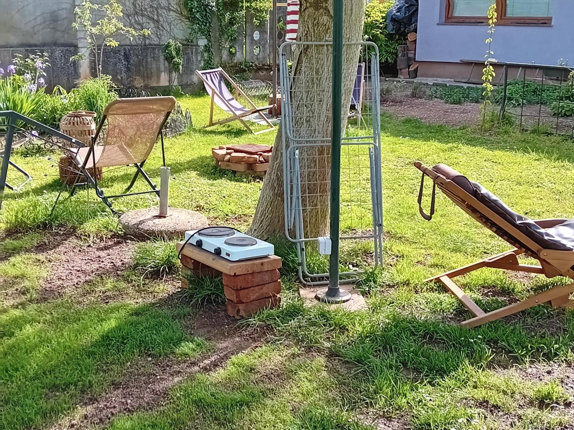 Camping Under The Walnut In Your Own Tent On A Shared Lot And Shared Bathroom Ljubljana Exterior photo